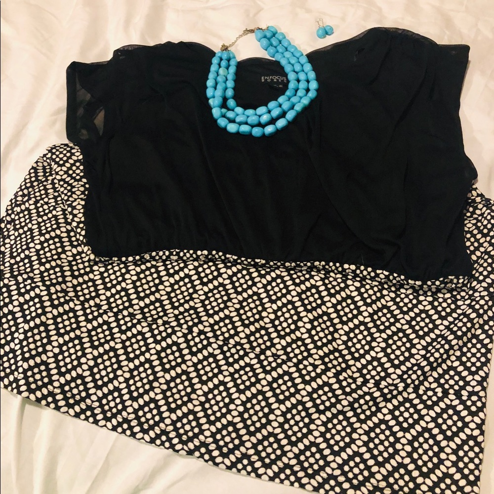Stretchy contour light dress